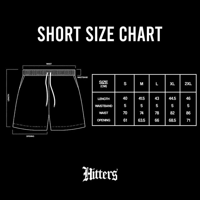 BLACKOUT SHORTS - Hitters